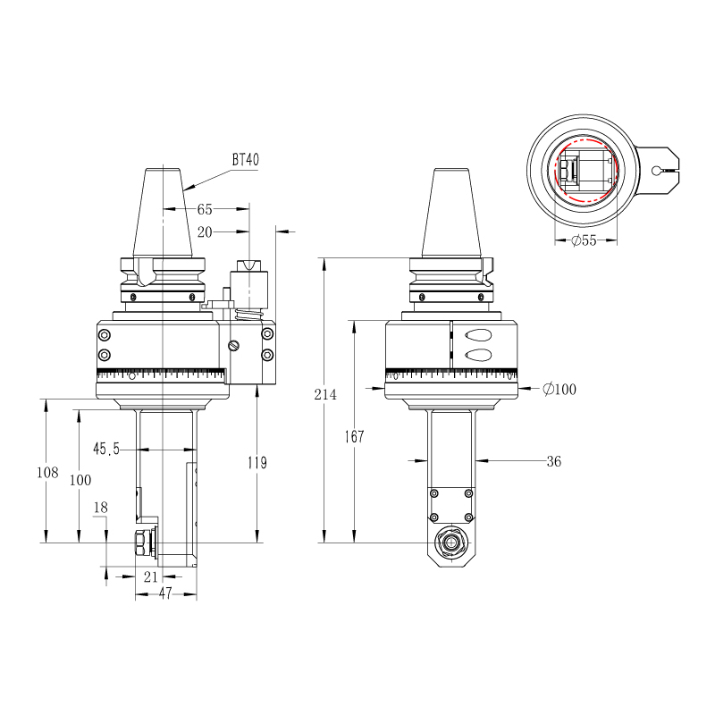 DK90-BT40-ER11M-100