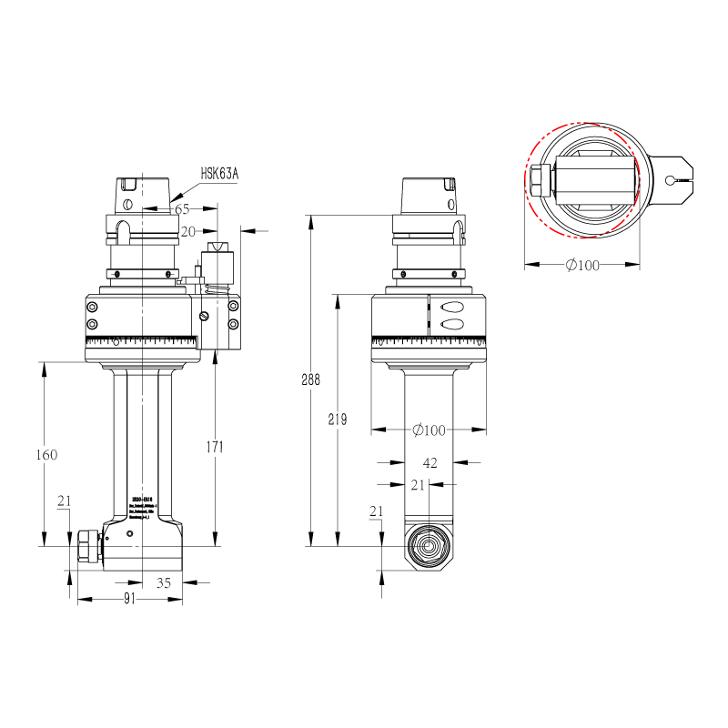 DK90-HSK63A-ER16-160